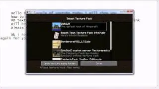 How to download and install texture packs in minecraft