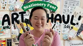 Massive Art Haul from Stationery Fest 2024 | Everything I bought in NYC 