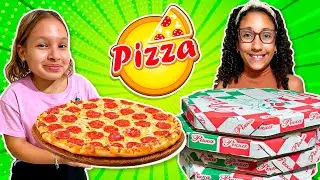 Gatinha das Artes vende pizzas para ajudar a amiga Gabi e ganhar dinheiro.