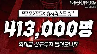 【파스모포비아】 콘솔 버전 위시리스트 횟수가 무려 41만3천!! 역대급 신규 유저가 몰려온다!?