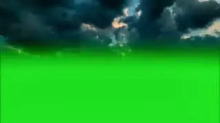 no copyright video green screen transition of storms sky