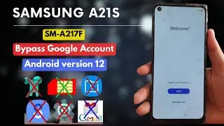 Samsung GalaxyA21s SM-A217F Reset Frp Google Account Android Version 12 💯% Working ✅ With Tft Bypass