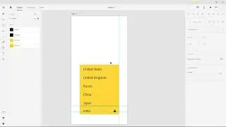 Drop down animation