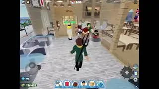 My finished restaurant in Restaurant Tycoon 2 Roblox