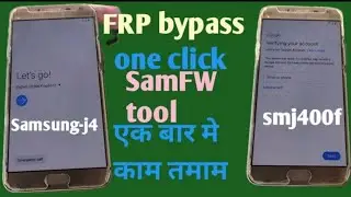 Samsung j4 frp bypass samfw  tool samfw frp tool