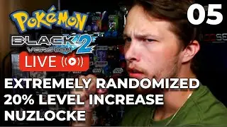 RUN #3 PART 3! LETS KEEP IT UP! Pokemon Black 2 Extreme Randomized Nuzlocke Live! (part 5)