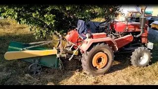 Цепляем и настраиваем картофелекопалку к шифенг сф-240, и пробуем копать