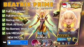 New | Script Skin Beatrix Prime No Password | Full Effect And Voice | Patch Terbaru