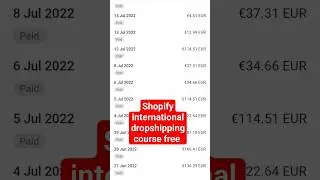 Shopify dropshipping course #shopify #shopifydropshipping #shorts