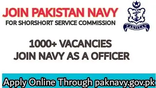 Pak Navy Jobs 2021 | Join Pakistan Navy as a Officer through 4th Batch | Online apply Method