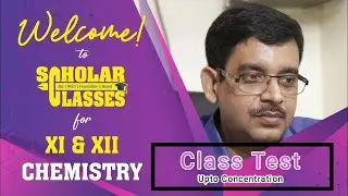 Solution of Class Test ll Upto concentration of Solution ll Class XII ll Chemistry by Dr. Pankaj Sir