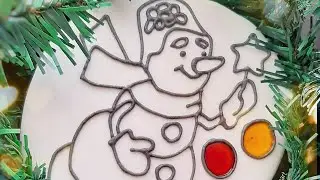 ⛄Новогодний пряник раскраска⛄Идея подарка для детей⛄new year ⛄christmas gingerbread