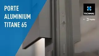 TITANE 65, la porte en aluminium à usage intensif by TECHNAL