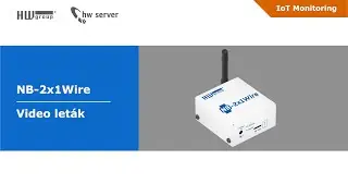 NB-2x1Wire - 4 senzory na portal (Narrowband IoT) - HWg Video leták - HV80