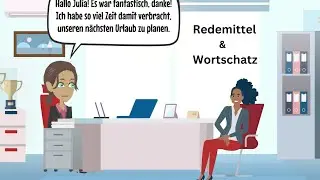 Urlaub ! Redemittel | wortschatz 2 | Deutsch lernen beim Hören.
