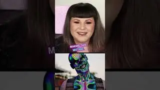 The Worst Airbrush Makeup Mistake #halloweenmakeup #makeupartistsworldwide #airbrushmakeup