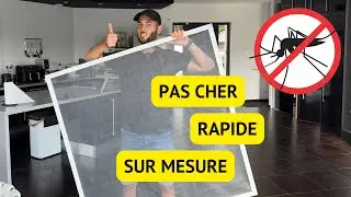 Comment fabriquer une MOUSTIQUAIRE RIGIDE sur mesure PAS CHER
