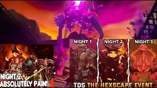 All 3 Nights Triumph | Tower Defense Simulator Hexcape Event