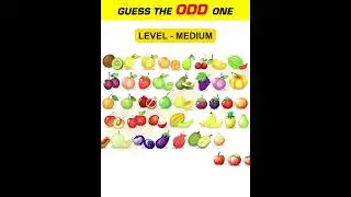 Can You Guess The ODD One ! | Test Your Eyes | 