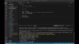 Desktop Application Using Python