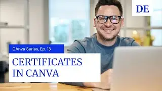 How to make Certificates in Canva (English)