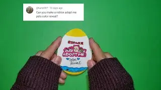 Roblox Adopt Me egg color reveal tutorial|surprise egg paper diy 