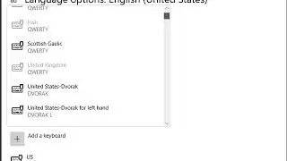 How to add different Language Keyboard in Windows Server