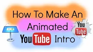 How to make an intro for your youtube channel I Foxweb