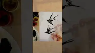 Птицы в китайской технике 