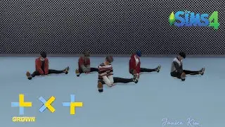 TXT (투모로우바이투게더) - Crown (어느날 머리에서 뿔이 자랐다) -; The Sims 4 dance cover 👑