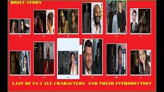 The Last of Us 2 all Voice Actors and Characters | Complete story and characters in breif