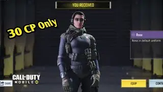 30CP Only Epic Character Rosa COD Mobile #codm #codmobile #callofdutymobile #youtube