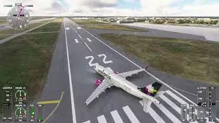A320 Full Power Takeoff & Ultra-Smooth Landing | Like a Pro