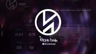 Making a Webdesign - (#Photoshop) Speed Art | Knoxie Designs
