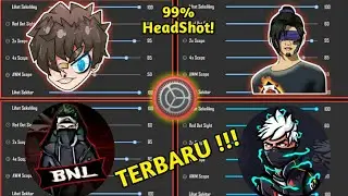 SENSITIVITAS TOP GLOBAL HEADSHOT LUAR NEGRI TERBARU 2021!JACK FF,RUOK FF,APELAPATO999,BNL!