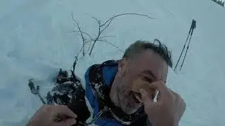 Crashing it up on Zwölferhorn Ski Descent