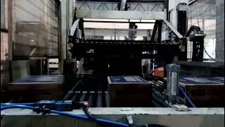 Palletizer Machine Dry run After 3 months of Assembling,
