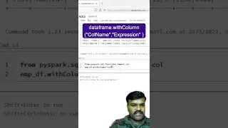 Update column or create new column #pyspark #databricks #python #azure #datascience