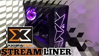 XIGMATEK STREAMLINER EN9672 SC 1xRGB PANEL USB 3.0 MidT ATX oyuncu kasası
