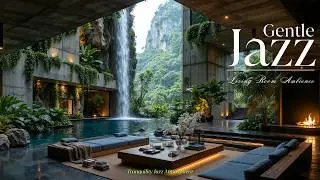 Gentle Jazz For Reading And Work | A Modern Living Room For Study, Focus And Deep Calm