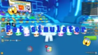 MA PREMIERE VIDEO PET SIMULATOR 99 🌑