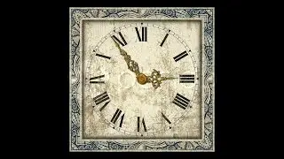 Antique Clock (Hd720). Stock Footage