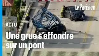 États-Unis : un morceau de grue tombe sur deux voitures, un ouvrier tué