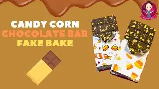 Let’s Fake Bake Candy Corn Chocolate Bars! #fakebake #candycorn #peepthisyall