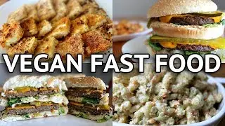 EASY  VEGAN FAST FOOD RECIPES (VEGAN BIG MAC!!)