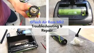 gTech Air Ram Mk2 - Tracing and repairing a burning smell...