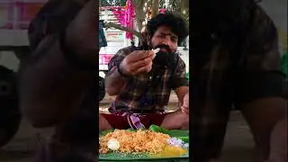 Full Biryani Eating 🤸‍♀️Village  Man Village STYLE 👍