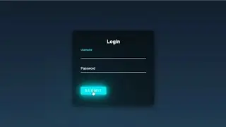 How to create login with animation button using html and css