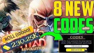 HUNT👑 ATTACK ON TITAN REVOLUTION CODES 2025 - ROBLOX ATTACK ON TITAN REVOLUTION CODES