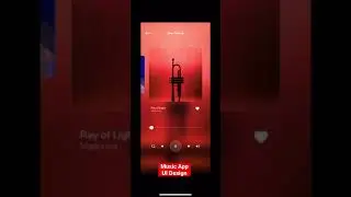 Music App UI in Adobe Xd 